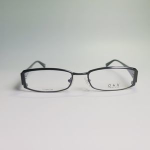 O&X New York OT-206U eyeglasses black grey full frame eyewear 53-17 142 C7
